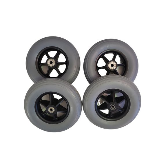 8"x2" Rear Caster Wheels for PaceSaver Pace Saver Leisure Lift Power Chairs - Picture 3 of 5